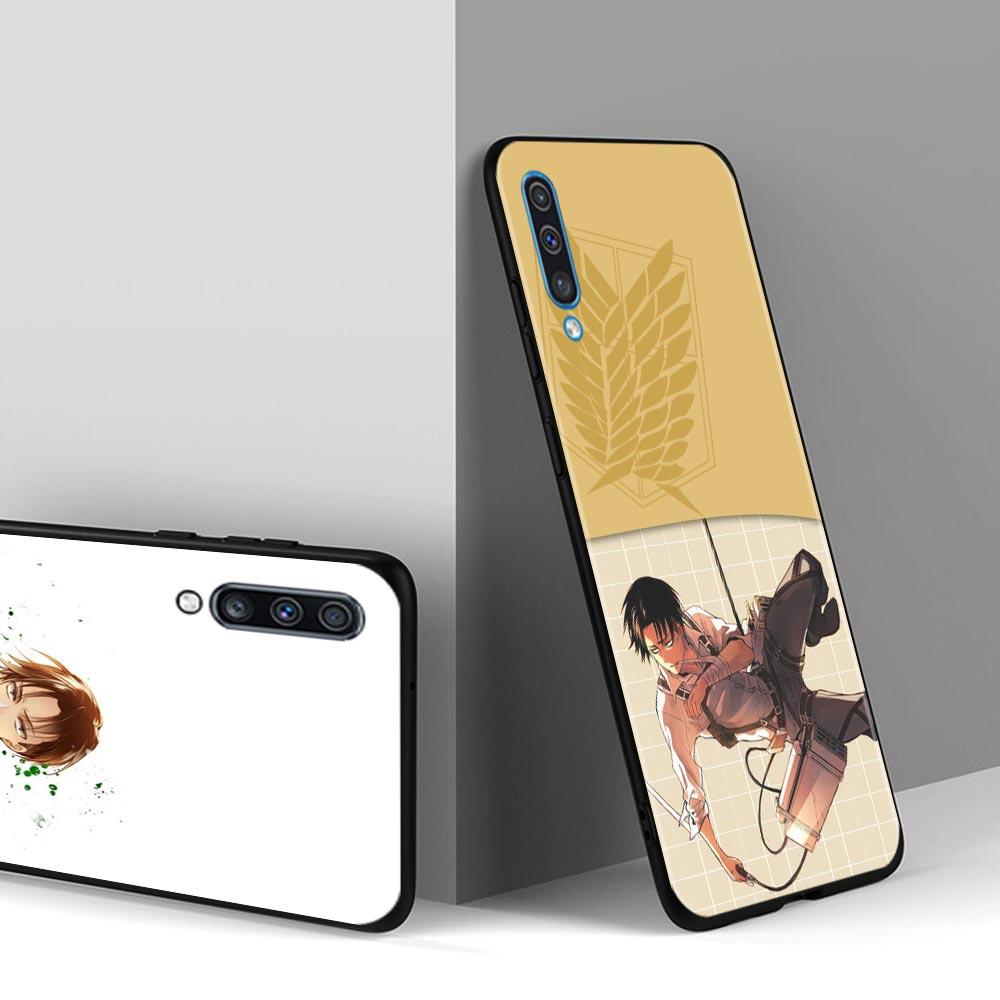 Чехол для Samsung Galaxy A50 A70 A10 A20e A30 A40 A20s A10s A10e A80 A90 A60 A30s, силиконовый чехол аниме Shingeki No Kyojin