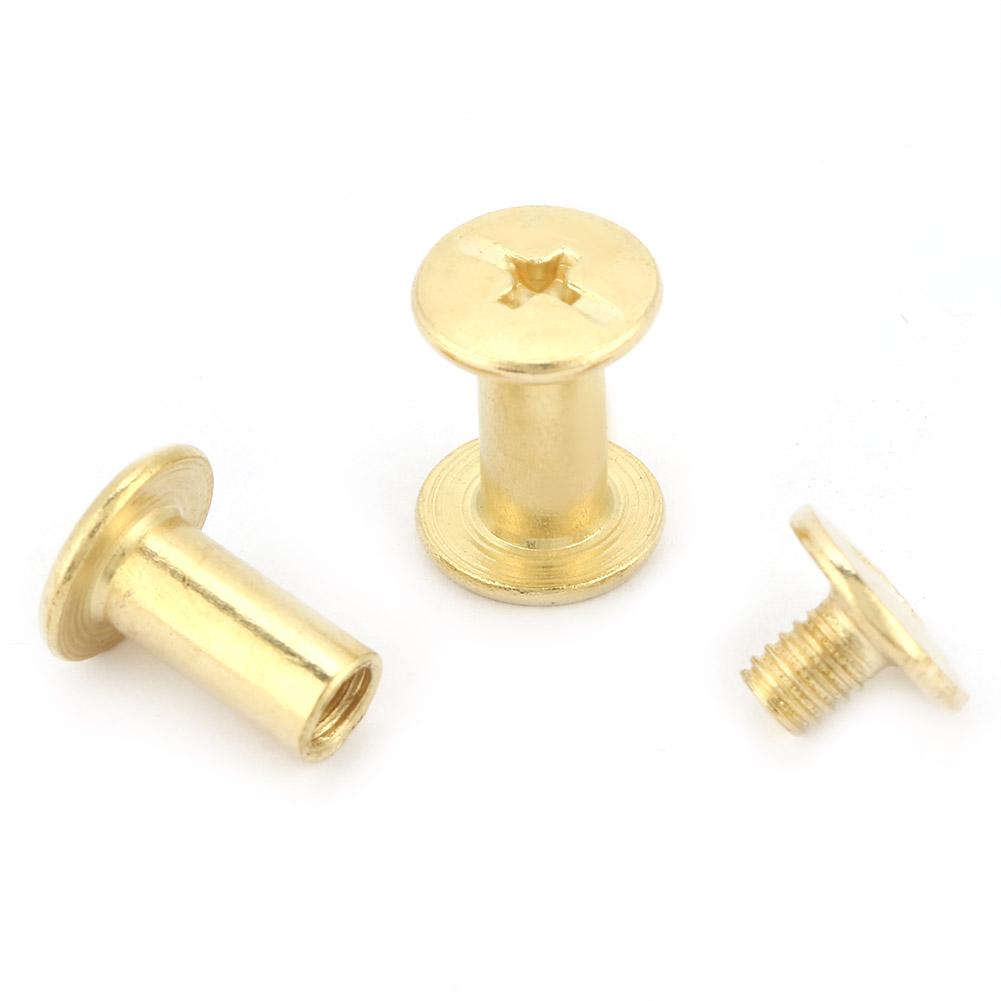 20 шт. M5 Винты-заклепки с плоской головкой для альбомов, набор для рукоделия (М5*14)