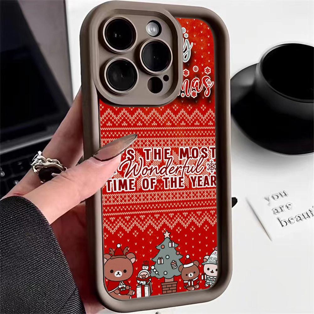 Ae117 Merry Christmas Happy New Year Design Phone Cases for Xiaomi 12 11 Lite 5G NE Redmi 13C 14C A3 Note 12 Pro 11s Angel Eye Ladder Protective Cover