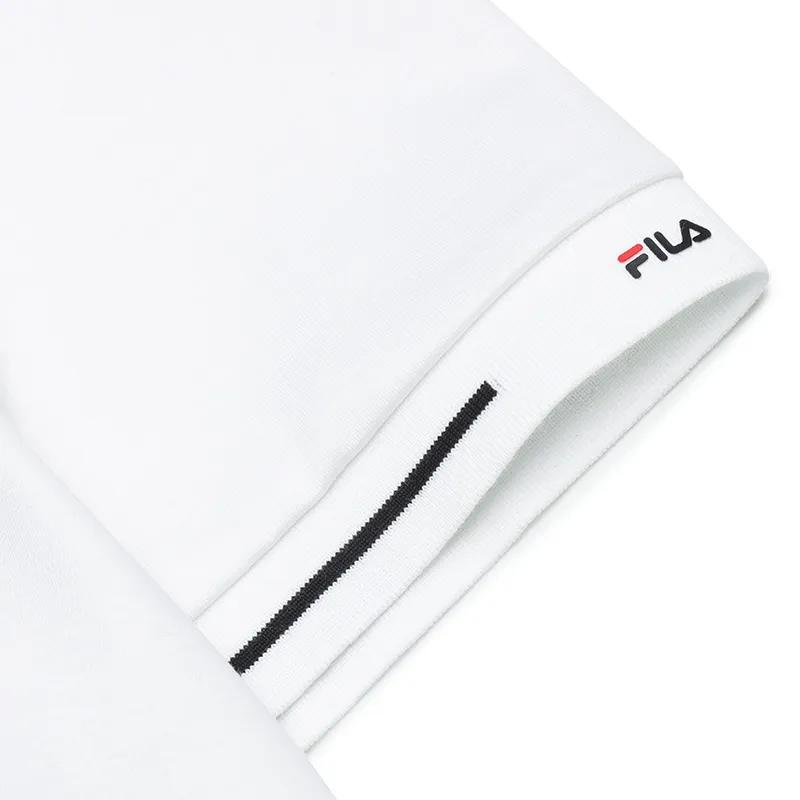FILA MODERN HERITAGE Polo Shirt Men's Standard White (Unisex) Polo Shirts F51M421101FWT