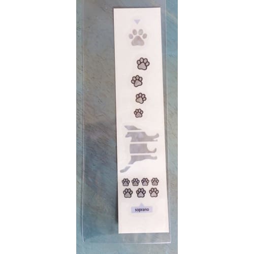 Jockomo Cat's Foot/Soprano Ukulele Position Mark Inlay Stickers - Perfect for Ukuleles