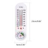 Indoor Vertical Thermometer Hygrometer Wall Mounted Household Greenhouse Temperature and Humidity Meter for Room Temp