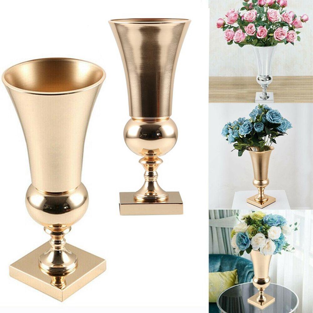 43cm Large Centrepiece Iron Home Decorative Table Decor Flower Vase Wedding
