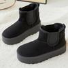 Мода Легко сочетать с повседневным хлопкомзимой Новые стили с плюшем и толстыми зимними ботинками Толстая подошва для увеличения противоскольжения Хлопковая обувь