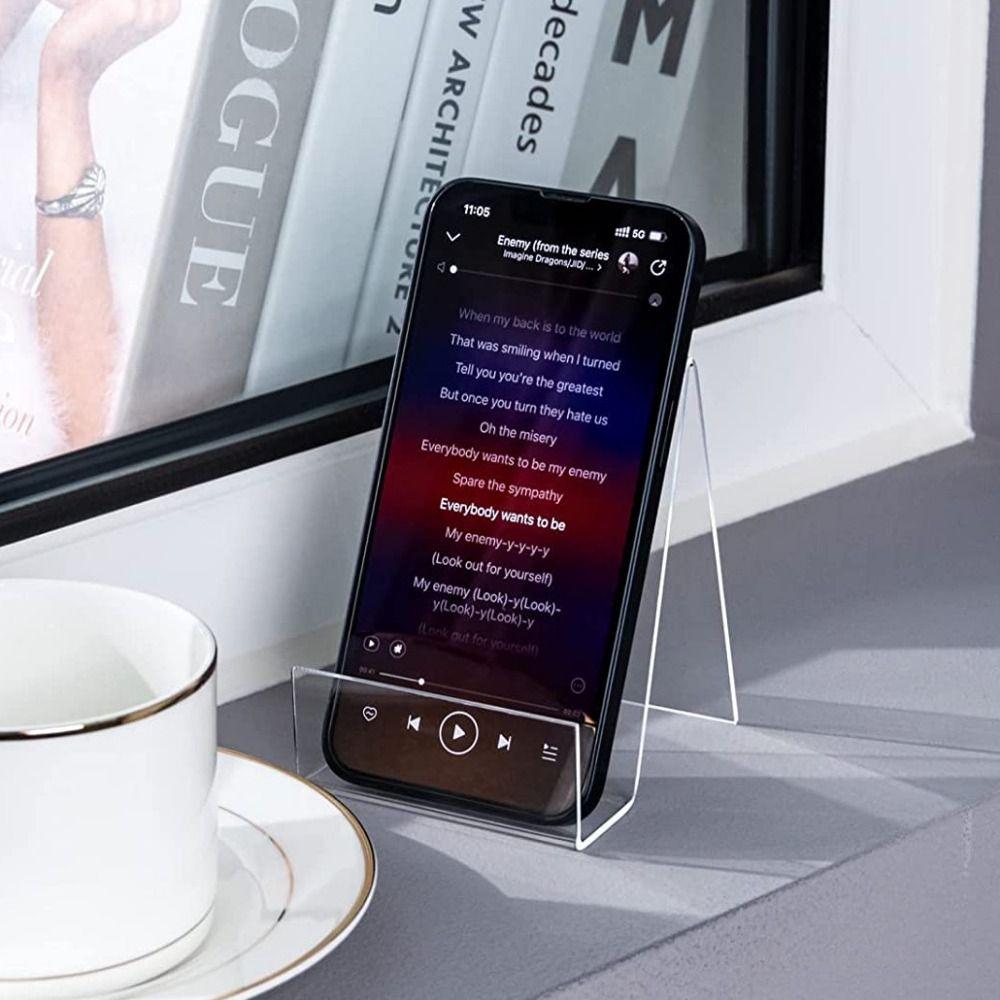 4 шт. прочная акриловая подставка для книг легкая подставка для книг держатель премиум-класса книжный дисплей мольберт альбомы