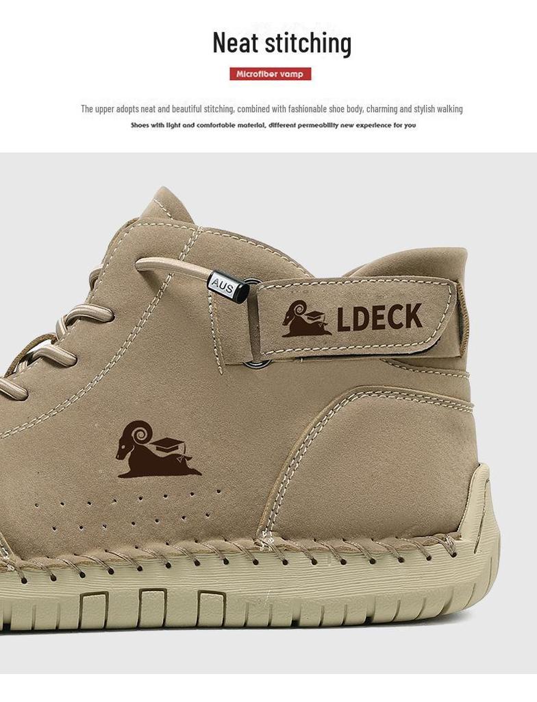 Новые мужские повседневные весенние высокие ботинки Martin сшитые вручную