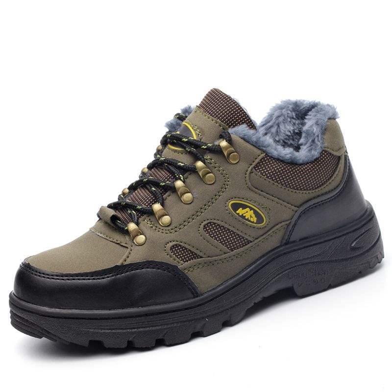 Labor insurance shoes men's steel head anti-smashing and anti-piercing belt steel plate wear-resistant and breathable construction site work four seas