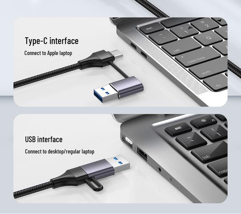 USB 3.0 7-портовый концентратор-разветвитель, док-станция 10 Гбит/с с независимыми переключателями
