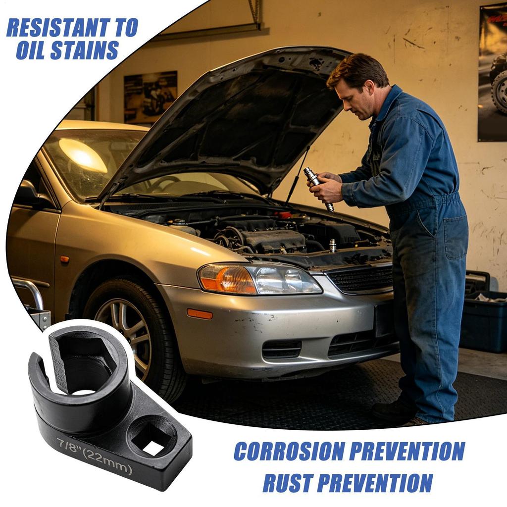 Universal Drive Remover Oxygen Sensor Socket Removal Tool 22mm Engine Adapter Wrench For Automotive Engine Light Check Filter