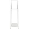 Firewood Rack White 60x25x90 cm Cold Rolled Steel