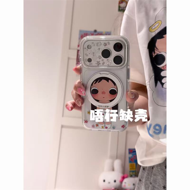 Милая цветочная полоса Xiaoyu 360 с воздушной подушкой и противоударным краем для чехла мобильного телефона Apple 17promax/16/15/14 13