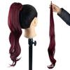 Женский 32-дюймовый парик из синтетических волос - Парик-хвост на липучке