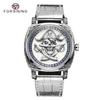 Forsining Мужские модные повседневные автоматические механические часы с драконом, тигром, леопардом и пиратским узором NP1