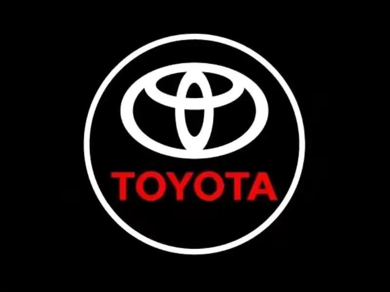 2 шт. Светодиодная подсветка дверей автомобиля с логотипом Для Toyota Camry Highlander Land Cruiser Prado Avalon Reiz Rav4 Crown CHR аксессуар