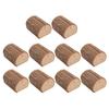 20Pcs Wood Table Number Holders Stand Wood Name Card Holders Wood Name Cards Food Label Memos Photo Holders for Wedding