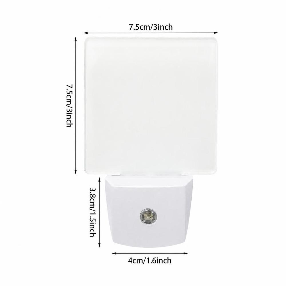 Plug into Wall LED Night Light Personalized Night Light Blank Christmas Decor