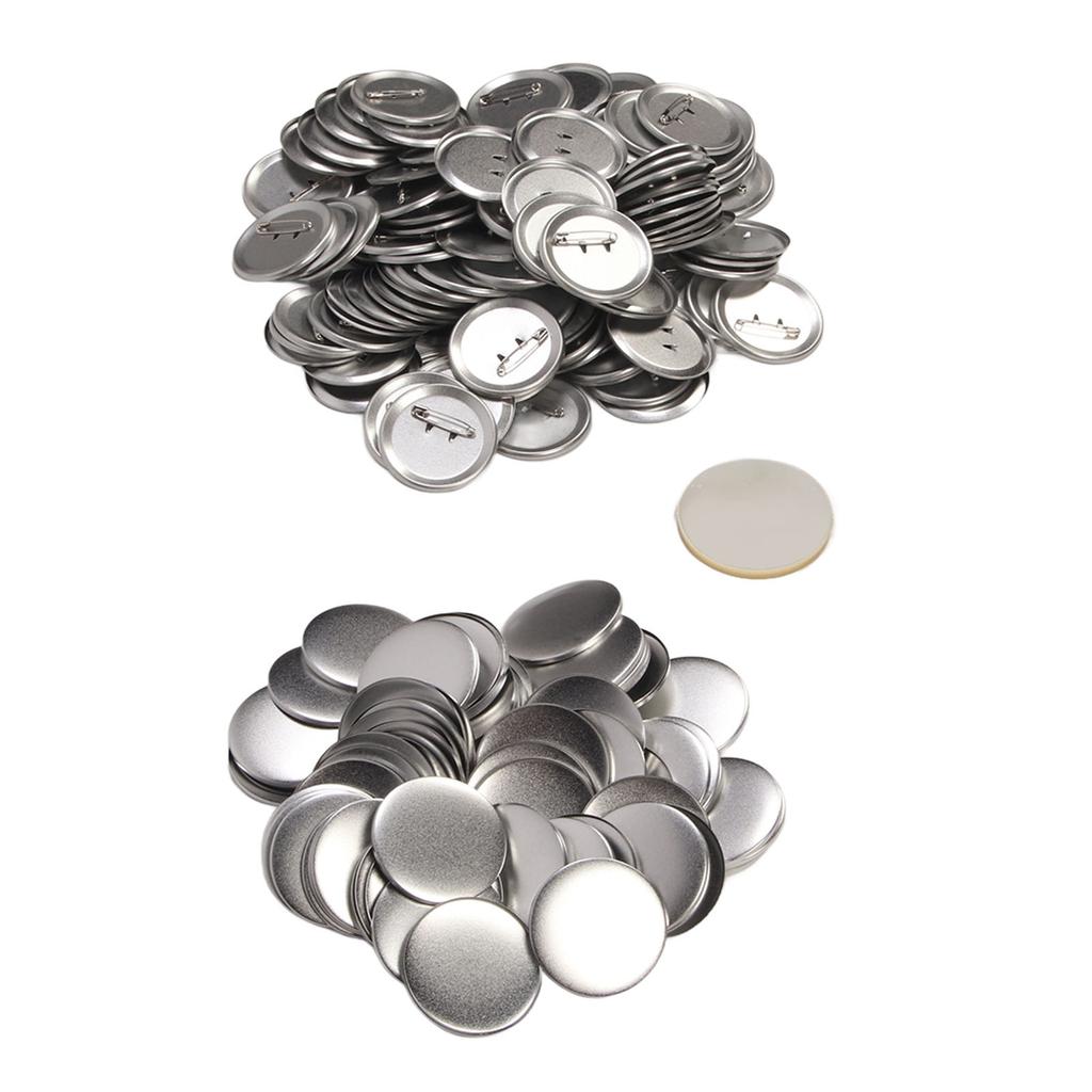 100 комплектов пустых круглых значков для доставки, набор многоцелевых инновационных металлических кнопок для значков «сделай сам»