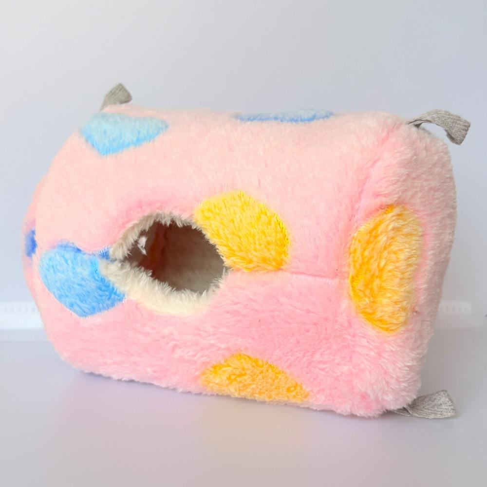 Теплый гамак для хомяка Утолщенный плюшевый Кроватки для белки Спальный мешок для питомца Аксессуары для клетки