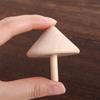 Kids Toy Art Craft Peg-Top Wooden Spinning Tops DIY Gyroscope Toys Gyro Toys Wooden Rotate Gyro