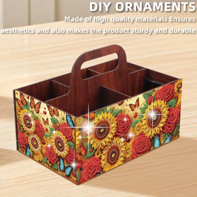 Набор для ручного хранения алмазной мозаики DIY Набор для алмазной мозаики Ящик для хранения алмазной мозаики Настольное искусство Декор Подарок