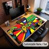 Game Controller Theme Custom Mouse Pad Personalized With Name Text Customized Desk Mat For Office Home Decor