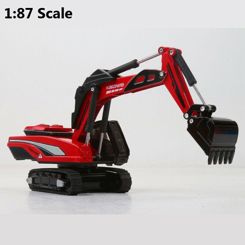 1/87 мини-экскаватор из сплава, модель для детей и взрослых, статическая игрушка Clawer, инженерный автомобиль, имитационная модель автомобиля, коллекция, подарок для детей