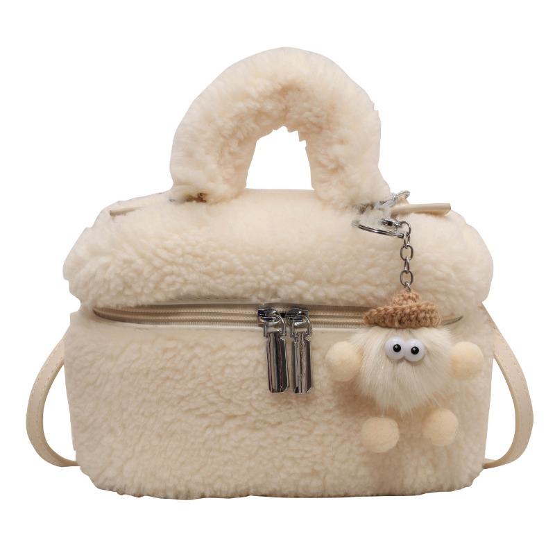 Женская сумка через плечо из овечьей шерсти, зимняя новинка, модная плюшевая сумочка