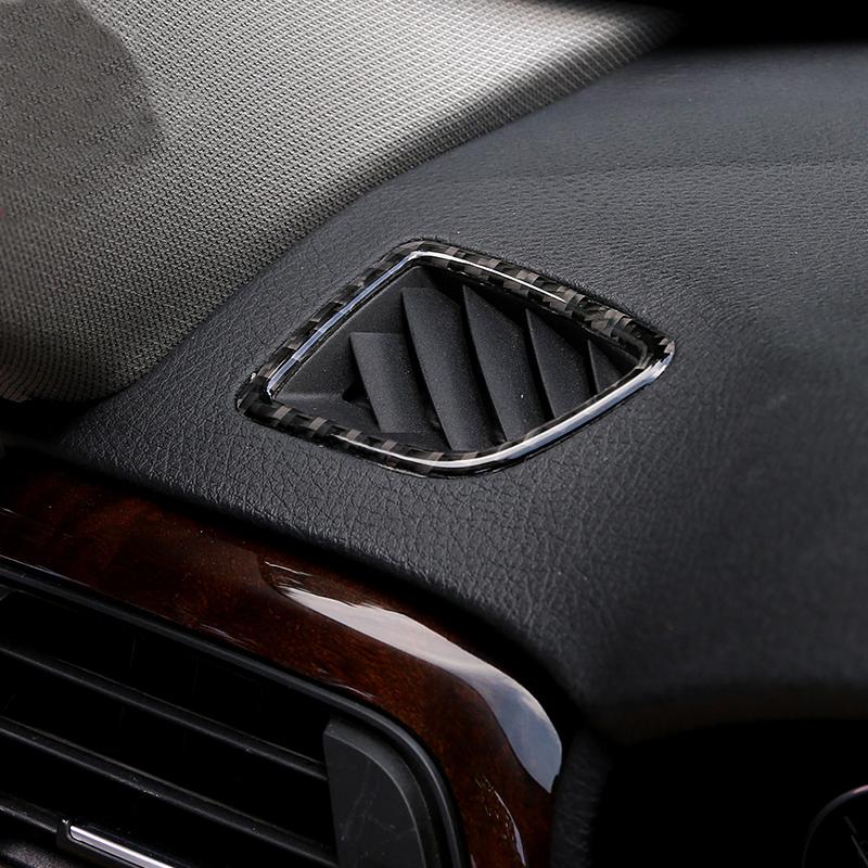 Car Styling Carbon fiber interior button panel Decoration Cover Trim Sticker frame For BMW 3 Series F30 3gt F34 F32 Accessories