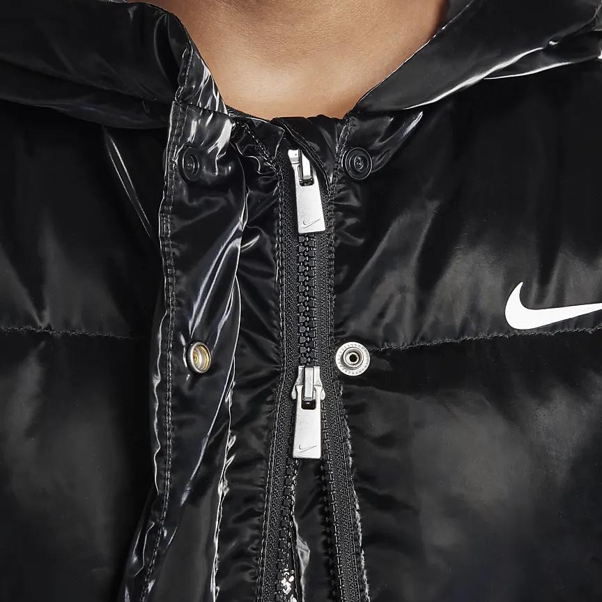 Nike Пуховик Swoosh Casual Simple Fashion Kids Jackets Black HQ8613-010
