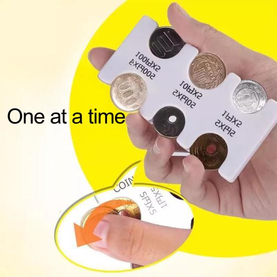 Coin Holder Hard Case Organizer Large Capacity Portable Lightweight Travel Coin Sorter Organizer