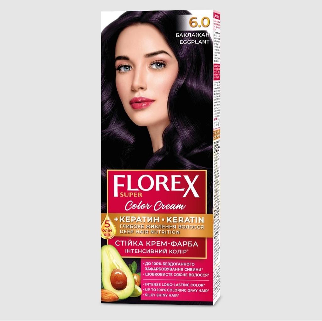 Florex Super Permanent Hair Dye Cream - Give Your Hair Deep Nourishment, Makes Your Hair Soft and Silky-shiny.