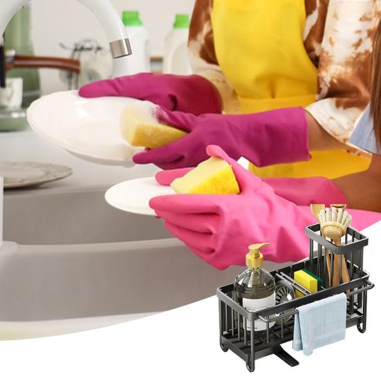 Кухонная столешница для мойки, держатель для губки, нержавеющая, устойчивая к коррозии, губка для мытья посуды
