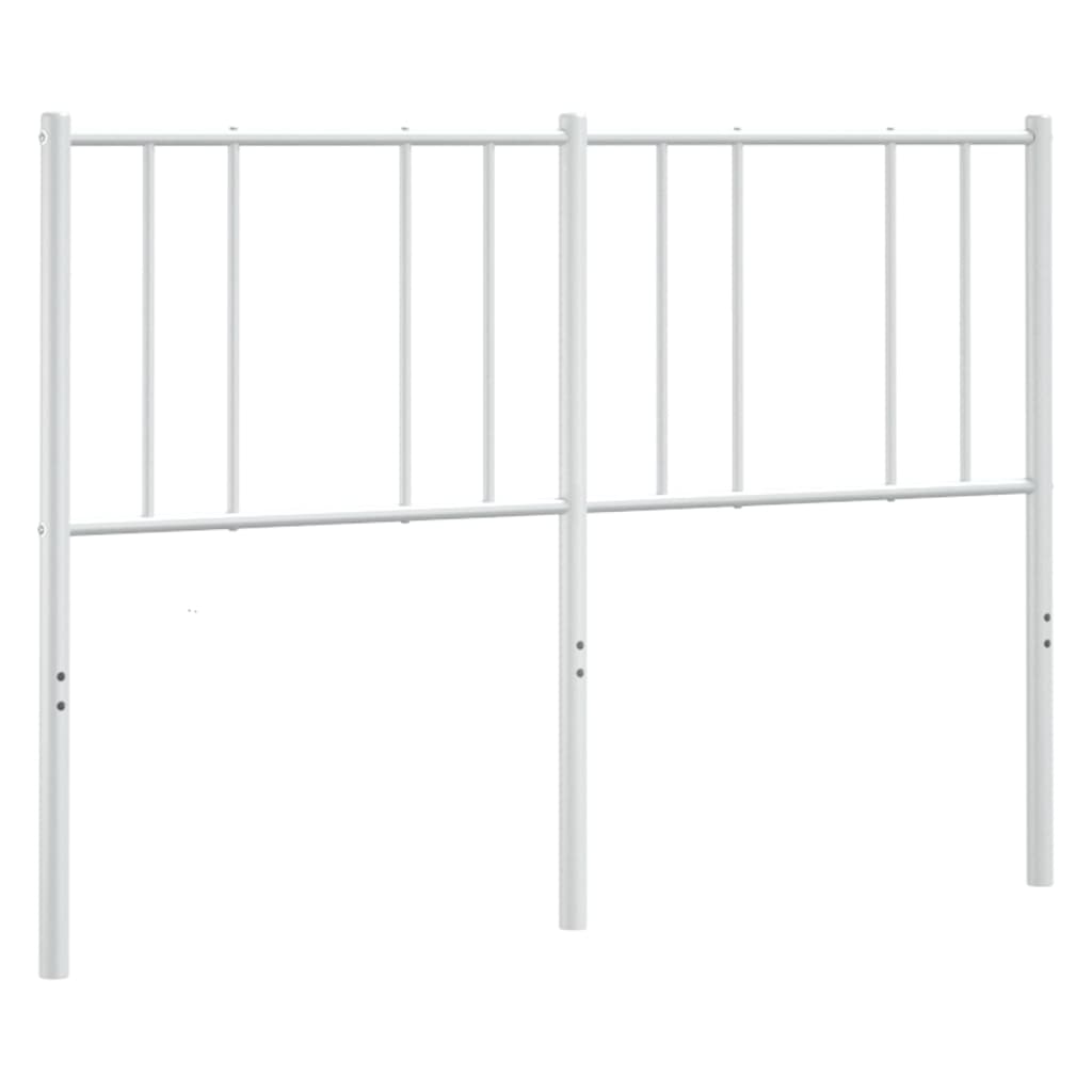 Replacement Headboard Metal White 120 cm