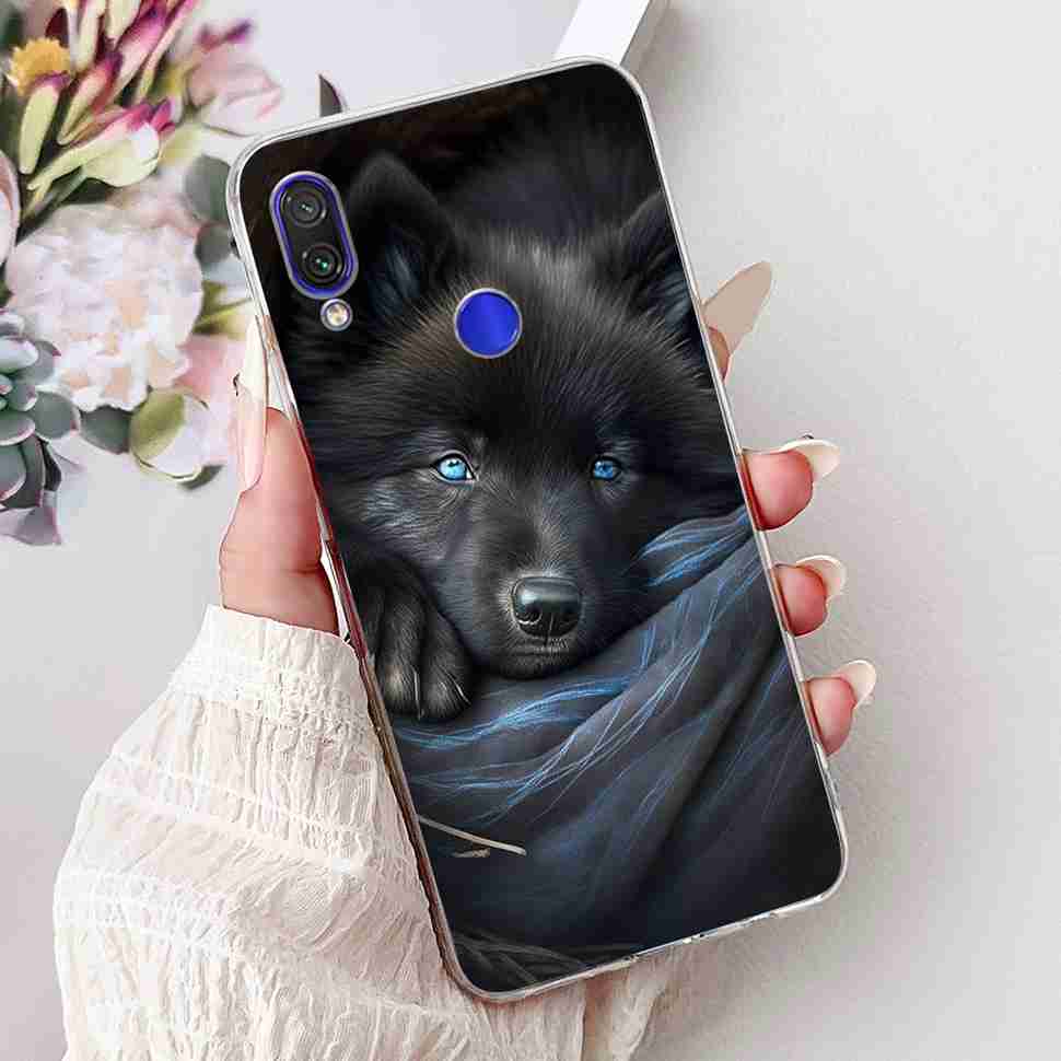 Чехол для Redmi Note 7 4G M1901F7G Модный Чехол с Расписными Цветами Мягкий Силиконовый TPU Чехол для Redmi Note 7Pro M1901F7S 6.3" Защитный Чехол для Телефона