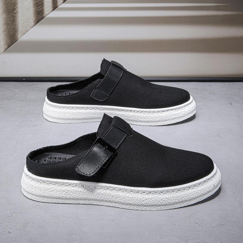 Баотоу крутые шлепанцы носить 22 новые ретро без каблука плоские Birkenstocks полушлепанцы повседневные