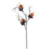 1/2/3Pcs Halloween Pumpkin Branch Spooky Black Artificial Tree Branch Home Office Holiday Party Indoor Outdoor Fake Plants Pick Decoration