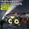 3000LM Owl Cob Headlamp Type-c Rechargeable Headlight Portable Rotating Hunting Lights Usb Magnet Led Head Flashlight Fishing Head Lamp