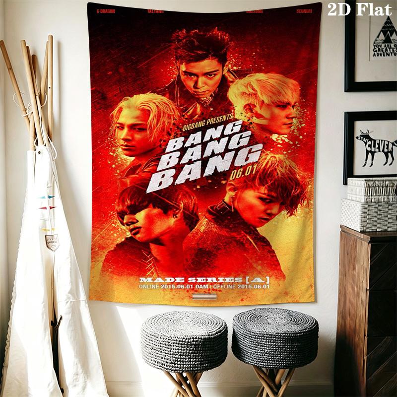 Big Bang Last Dance Concert Poster Bedding 1 Duvet Cover 2 Pillowcase Without Core Soft And Comfortable Christmas Birthday Gift