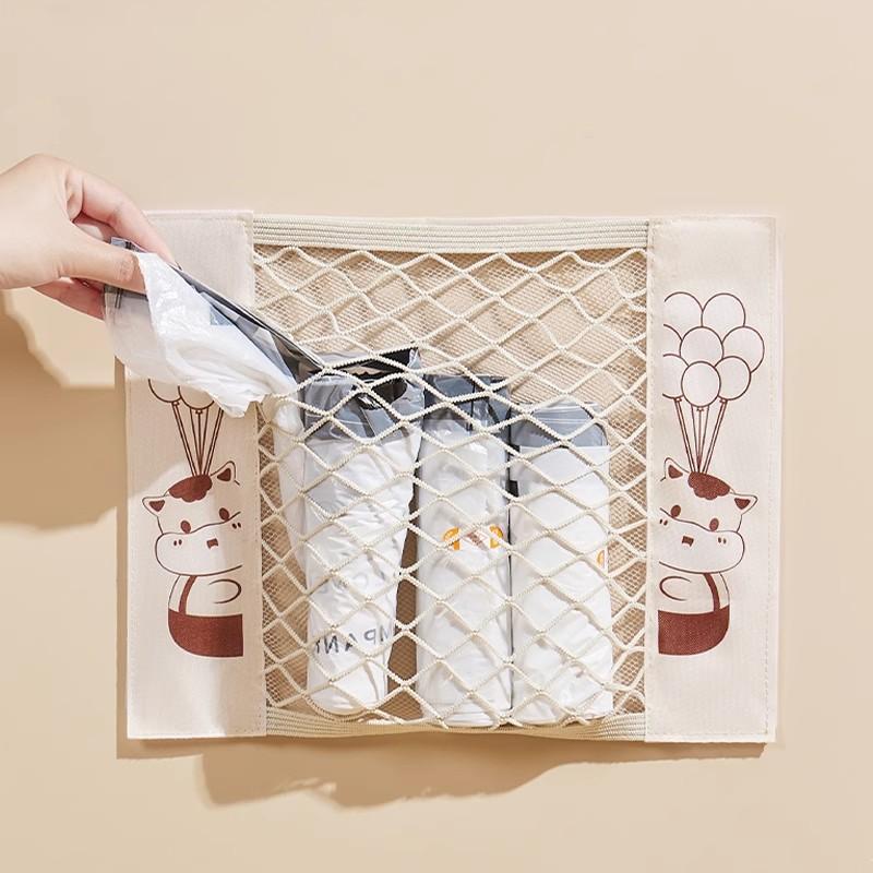 Kitchen Storage Bag, Garbage Bag, Storage Artifact Without Punching, Household Wall Mounted Storage, Hanging Bag, Plastic Storag
