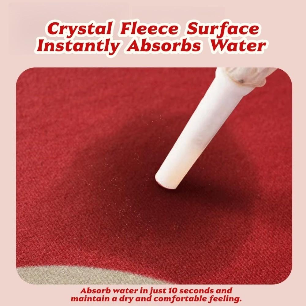 Weaving Texture 2026 New Year Anti Slip Mat Blessing Words Pony Door Mat  Spring Festival