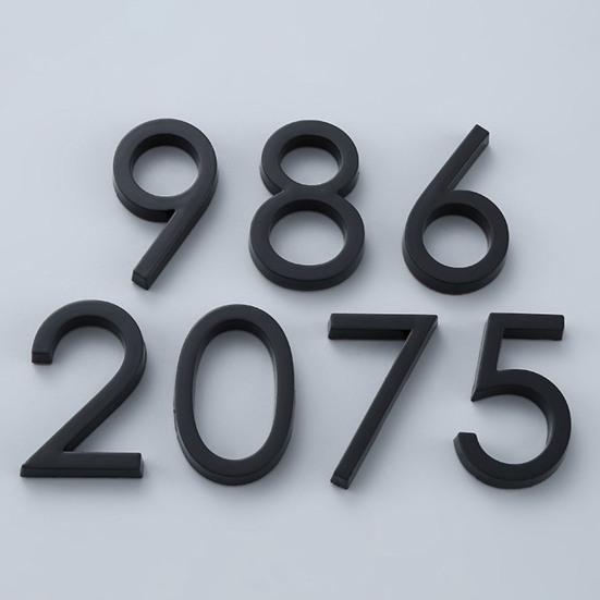 Современные 3D сверхмощные нержавеющие простые установки Современные номера адресов домов