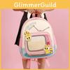 Tv Cat Letter Pattern Cartoon Toddler School Backpack With Spliced Design Color