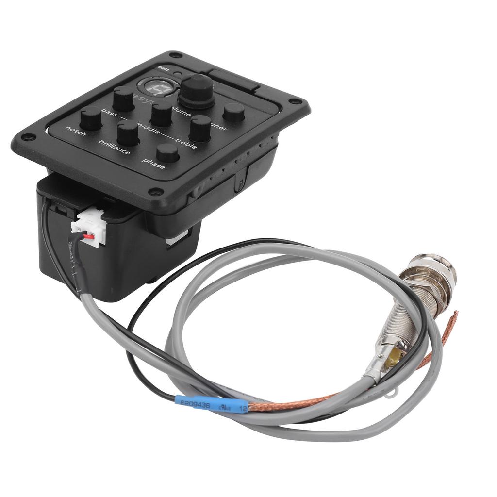 Guitar Tuner Equalizer Acoustic Piezo Pick Pickup Musical Instrument Accessories