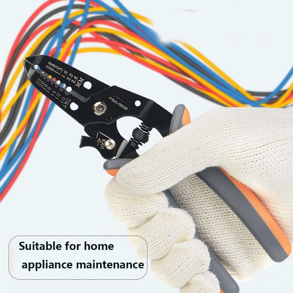 Time-Saving Crimping Stripping Plier Large opening Electricians  Pliers Wire Stripper  Hand Tool
