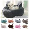 Long Plush Cat Bed with Rabbit Ears,Warm Pet House,Dog Bed Cushion,Kitten Lounger,Soft Comfortable Cat Nest Mat,Pet Accessories