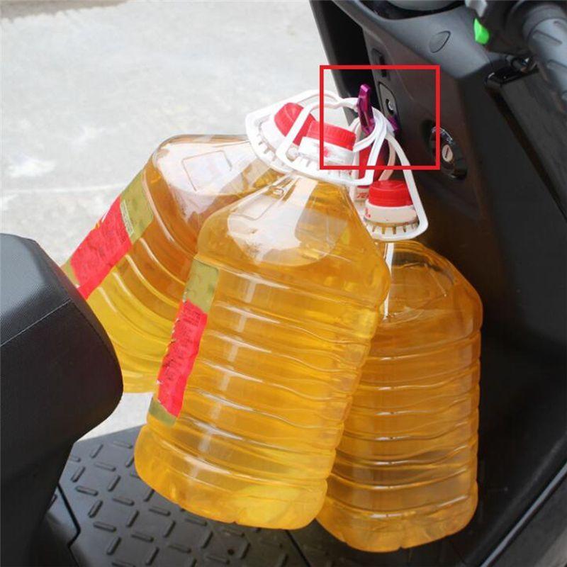 Powerful Motorcycle Parts Hook Electric Motorbike Load-Bearing Helmet Hanger Luggage Hook For Niu N1 N1S(Red)