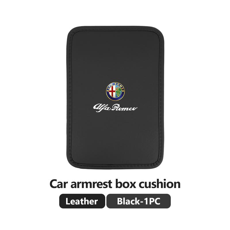 LNYCP1 Car Armrest Mat Center Console Arm Rest Protection Cushion Storage Box Cover Pads For Alfa Romeo Giulietta 940 2010-2014 2015