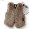 New versatile foreign style environmentally friendly fur vest women, autumn and winter imitation fox fur vest imitation wool short