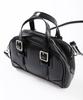 WEGO PHILLY Shoulder Bag with Belt Girly and Perfect Gift for Size Black 2-Way Design, Casual, Women, F,