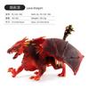 Authentic Pvc Static Model Impressive Mythical Lava Dragon And Battle Dragon Display
